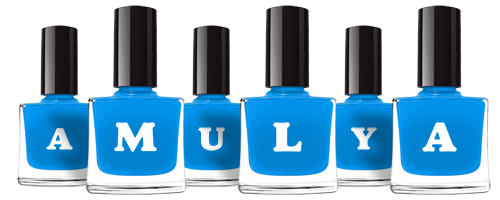 Amulya glossy logo