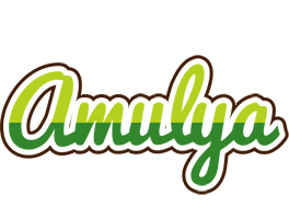 Amulya golfing logo