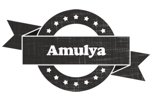 Amulya grunge logo