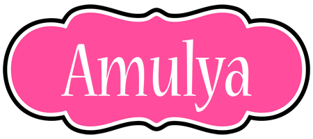 Amulya invitation logo