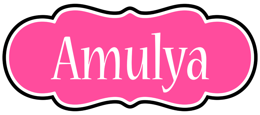 Amulya invitation logo