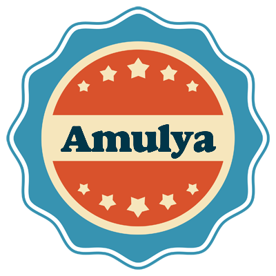 Amulya labels logo