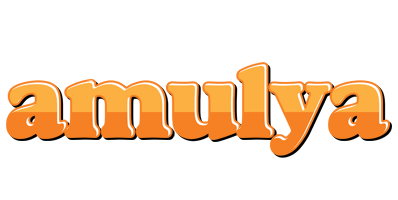 Amulya orange logo