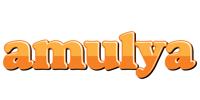 Amulya orange logo