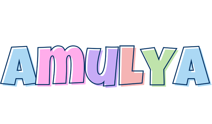 Amulya pastel logo
