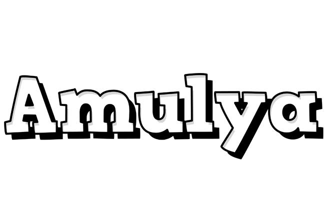 Amulya snowing logo