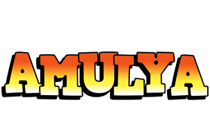 Amulya sunset logo