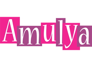 Amulya whine logo