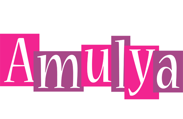 Amulya whine logo
