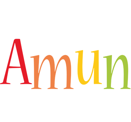 Amun birthday logo