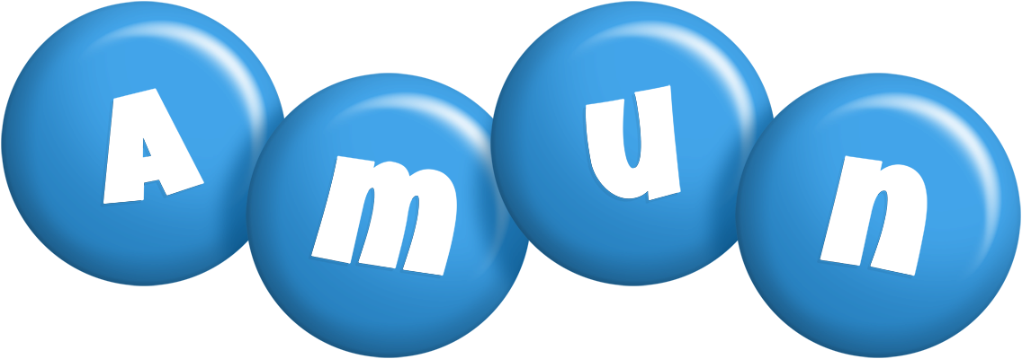 Amun candy-blue logo