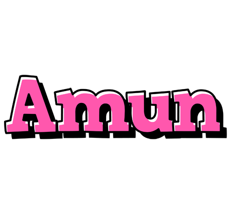 Amun girlish logo
