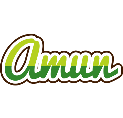 Amun golfing logo