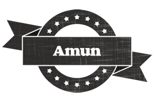 Amun grunge logo