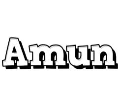 Amun snowing logo