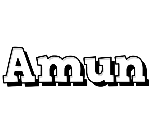 Amun snowing logo