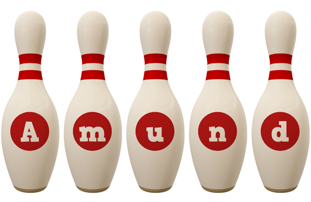 Amund bowling-pin logo