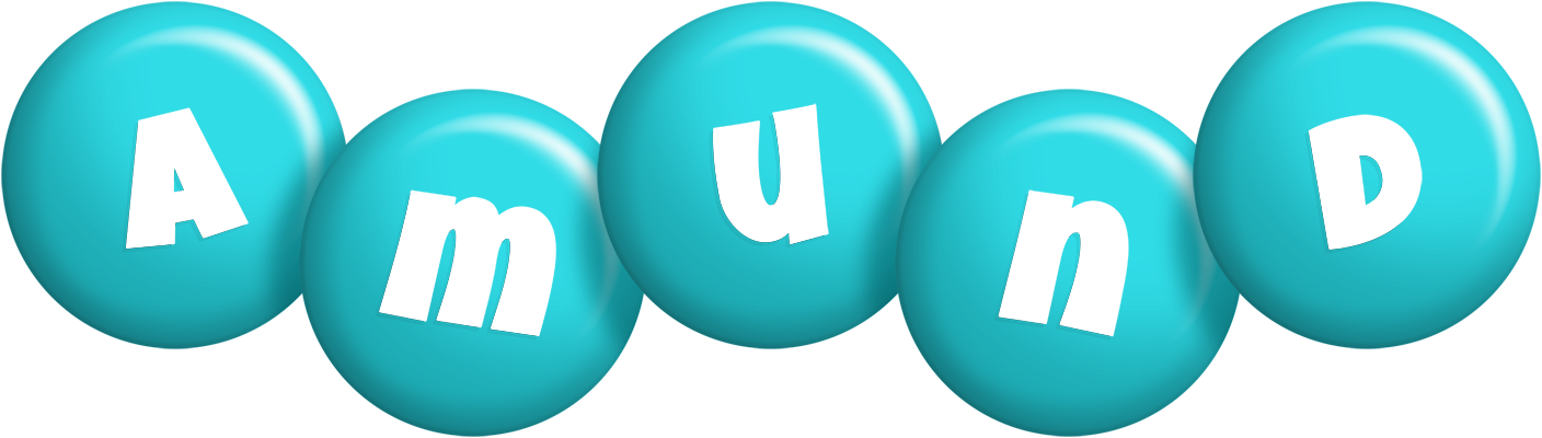 Amund candy-azur logo