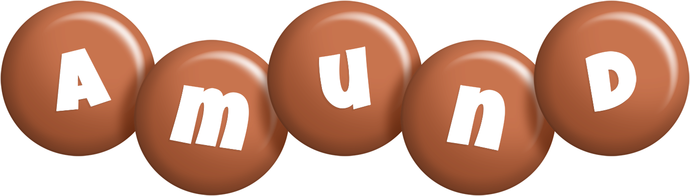 Amund candy-brown logo