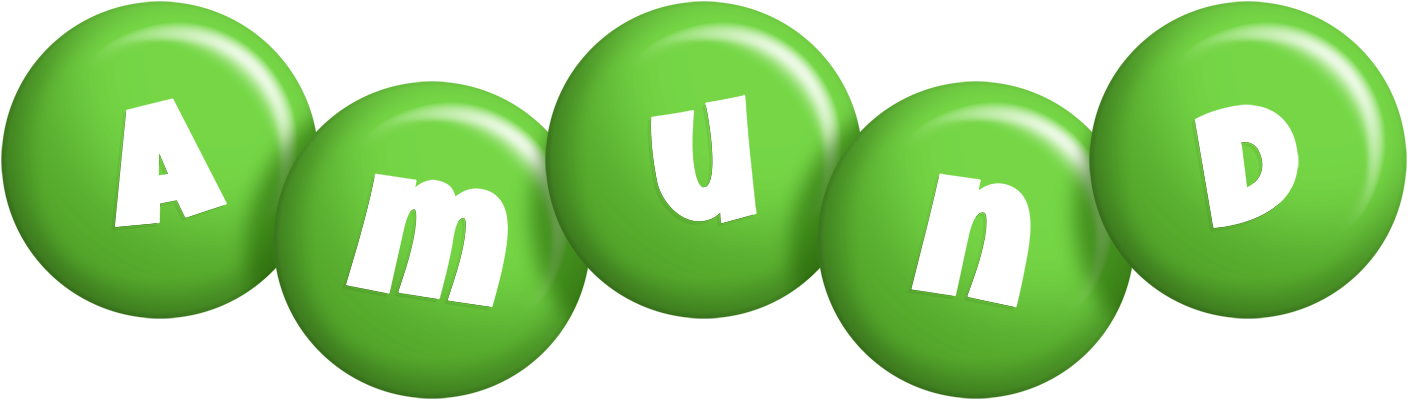 Amund candy-green logo