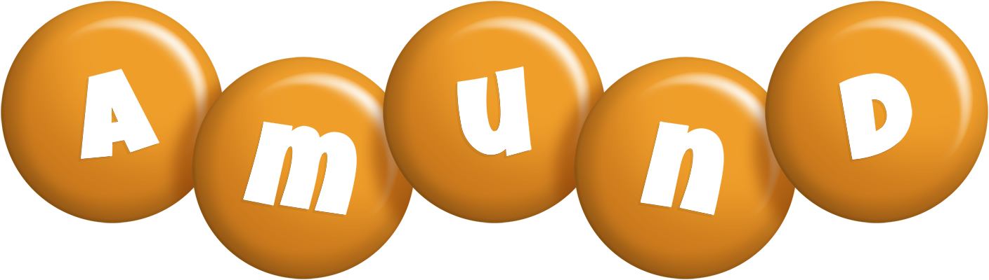 Amund candy-orange logo