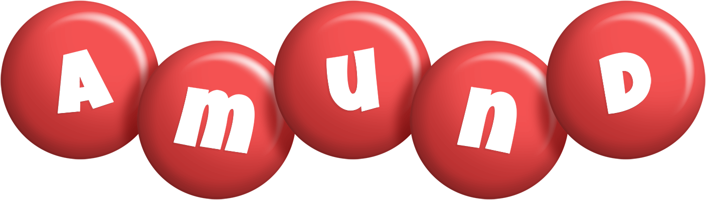 Amund candy-red logo