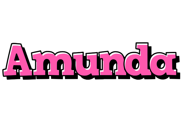 Amunda girlish logo