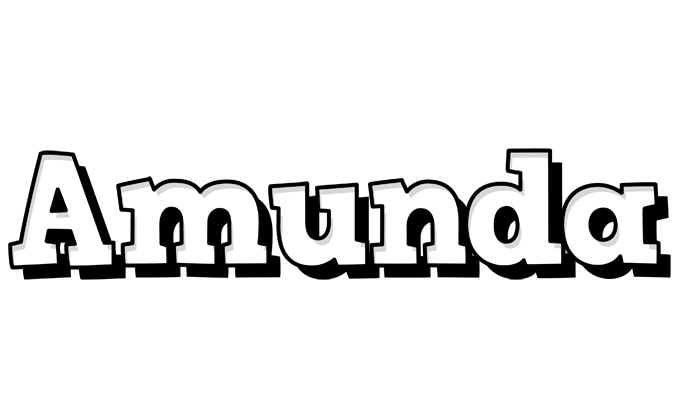 Amunda snowing logo