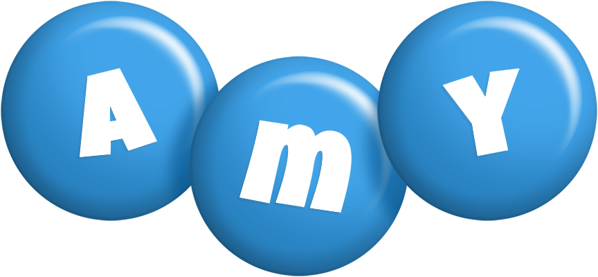 Amy candy-blue logo