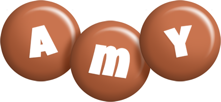 Amy candy-brown logo