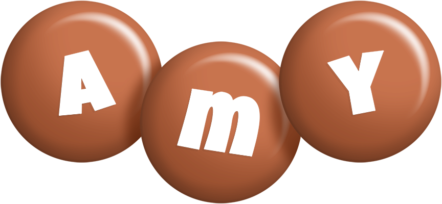 Amy candy-brown logo