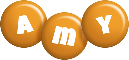 Amy candy-orange logo