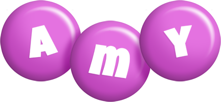 Amy candy-purple logo