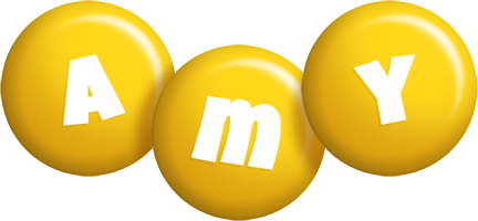 Amy candy-yellow logo