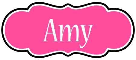 Amy invitation logo