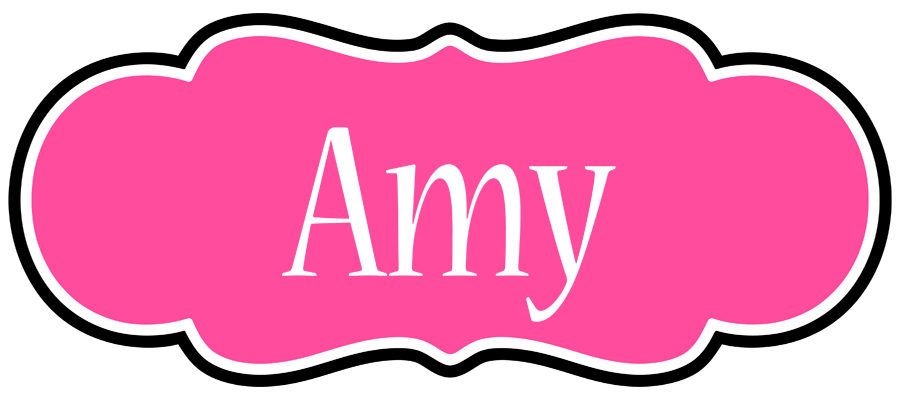 Amy invitation logo