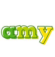 Amy juice logo
