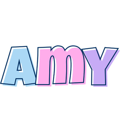 Amy pastel logo