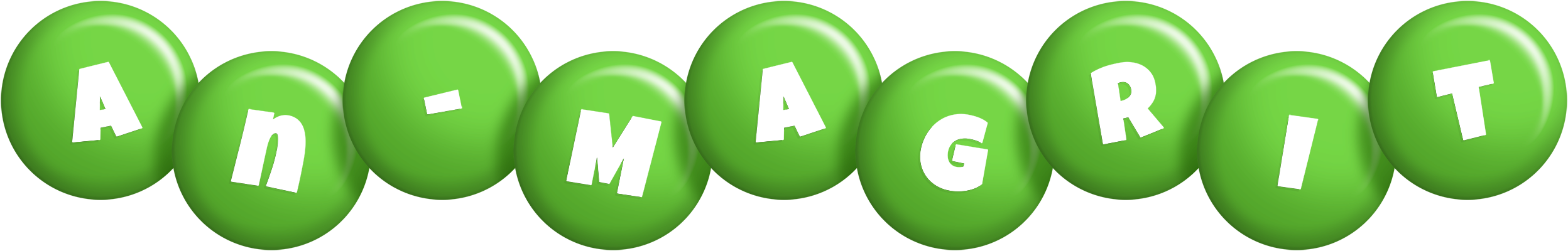 An-Magrit candy-green logo
