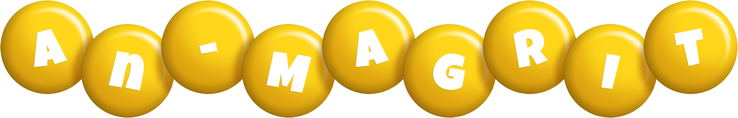 An-Magrit candy-yellow logo
