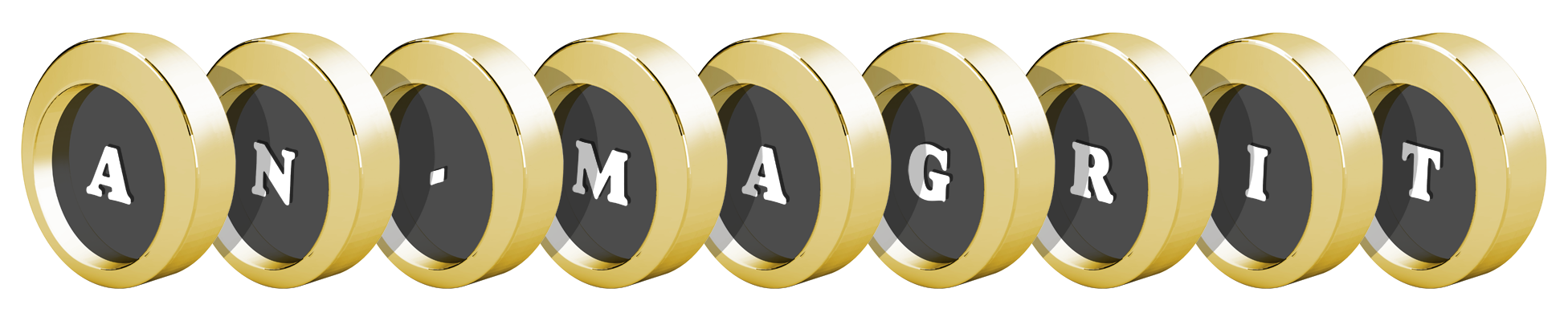 An-Magrit gold logo