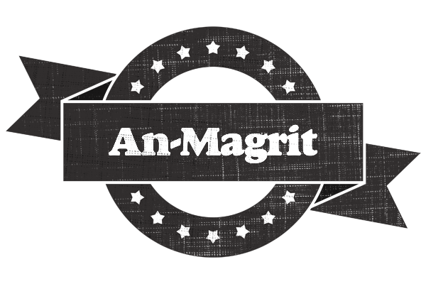An-Magrit grunge logo