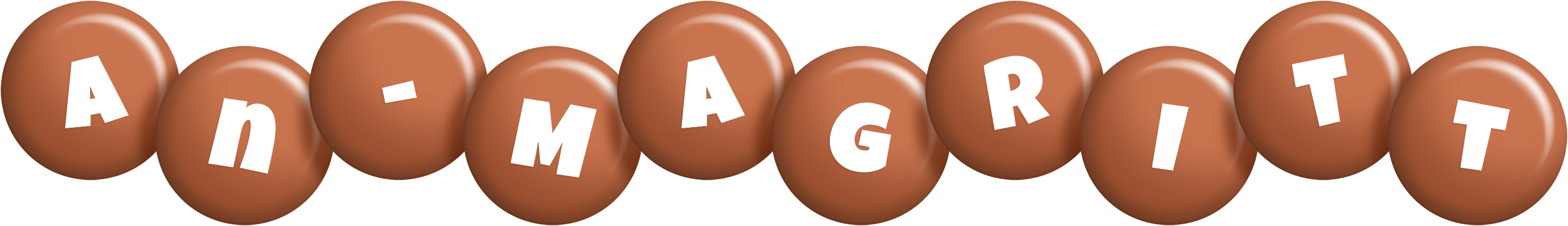 An-Magritt candy-brown logo