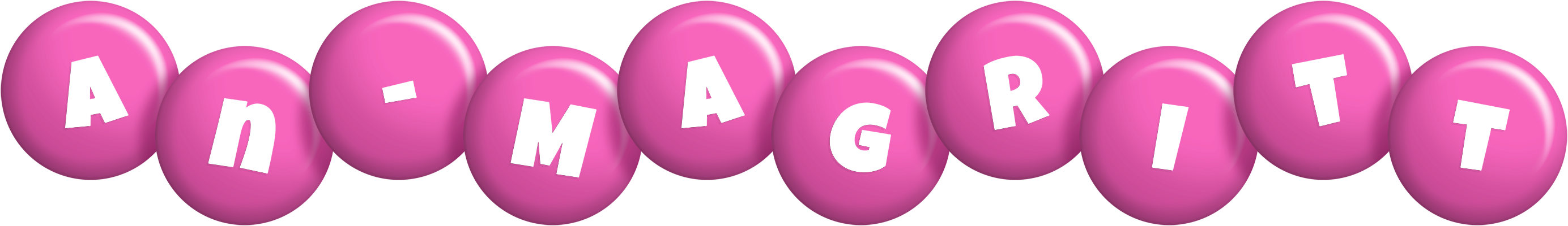 An-Magritt candy-pink logo