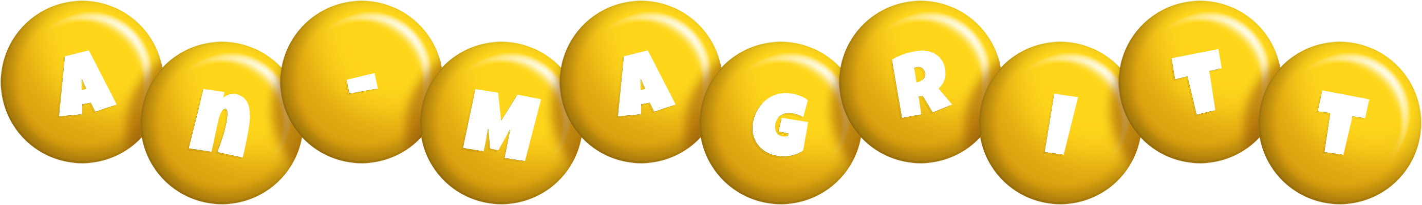 An-Magritt candy-yellow logo
