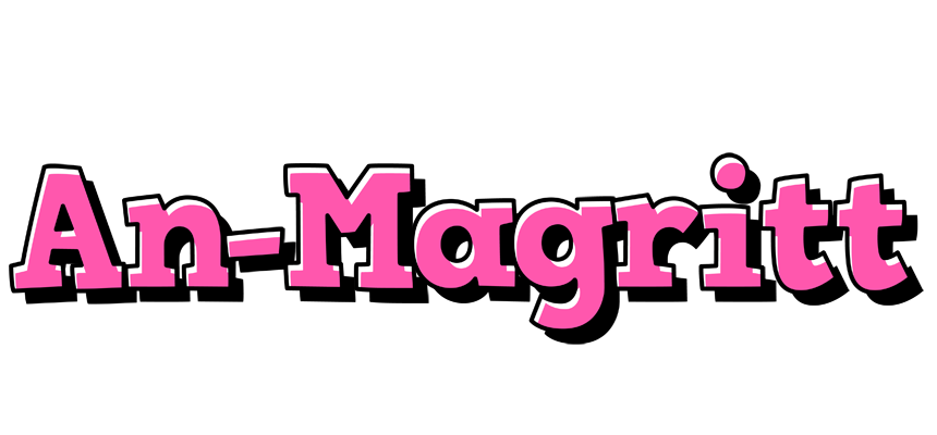 An-Magritt girlish logo