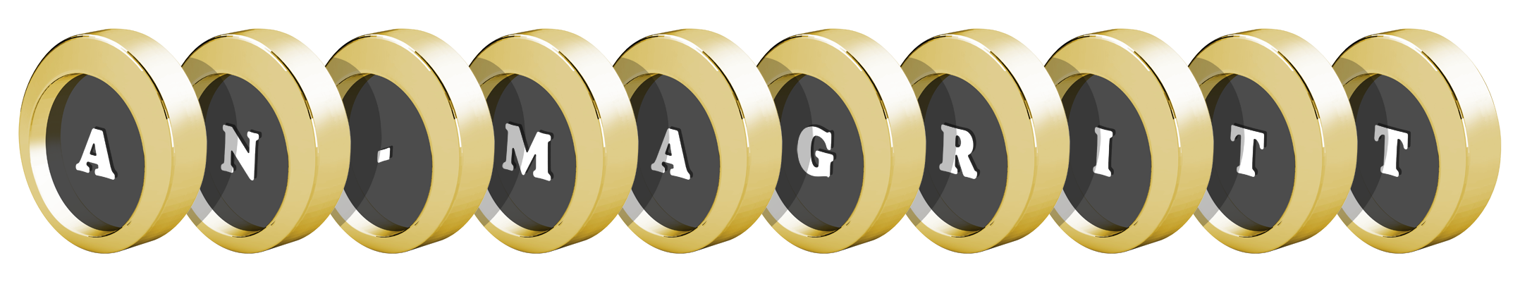 An-Magritt gold logo