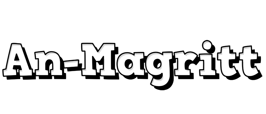 An-Magritt snowing logo
