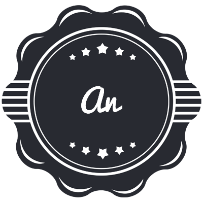 An badge logo