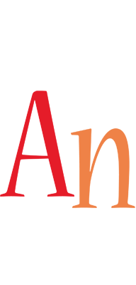 An birthday logo